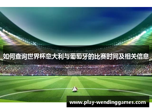 如何查询世界杯意大利与葡萄牙的比赛时间及相关信息