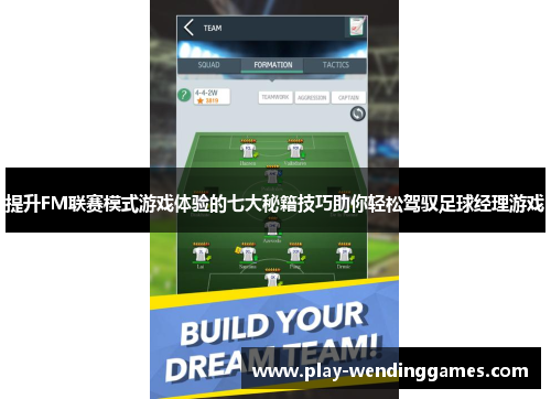 提升FM联赛模式游戏体验的七大秘籍技巧助你轻松驾驭足球经理游戏